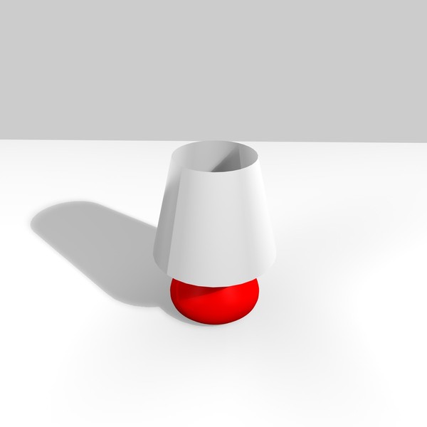 3d 3ds table lamp - TABLE LAMP 1 by Carrara1